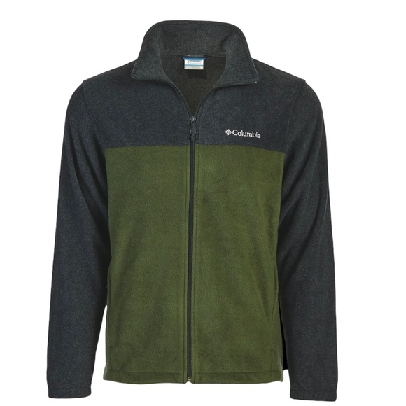 Columbia Other - Columbia Steens Mountain Fleece Jacket, Small, Green/Grey